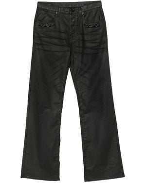 Gucci Horsebit Coated Jeans - Black