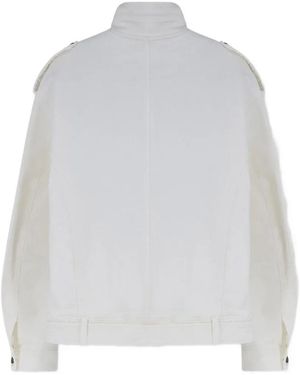 Tonywack Belted Epaulette Jacket - White