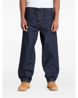 Carhartt Logo-Patch Jeans - Blue