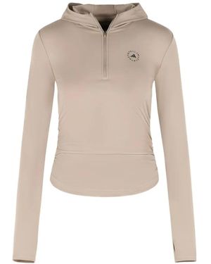 adidas By Stella McCartney Longsleeve Hooded Knitwear - White