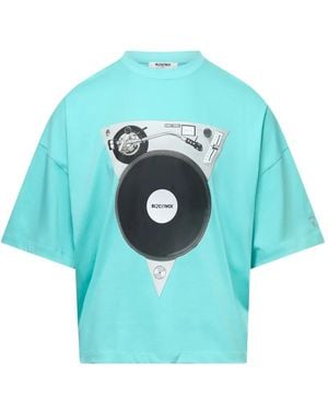 Black Jack Jewelry Turntable Graphic T-Shirt - Blue