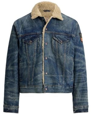 Polo Ralph Lauren Fleece-Lined Denim Trucker Jacket - Blue