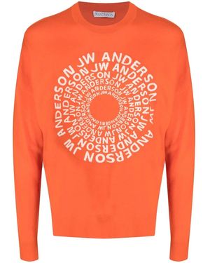JW Anderson Pull À Logo Swirl - Orange