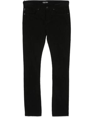 Tom Ford Mid-Rise Slim-Fit Jeans - Black