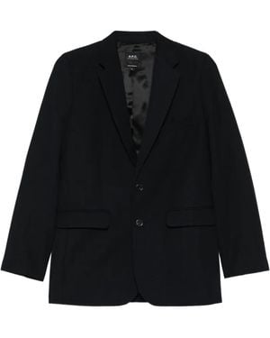 A.P.C. Geknöpftes Sakko - Schwarz