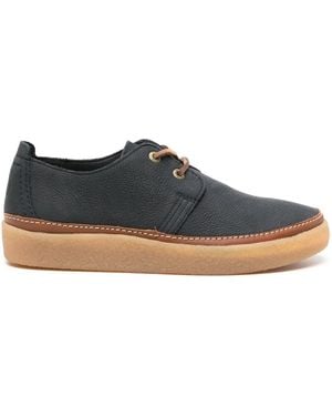Clarks Clarkwood Nubuck Trainers - Blue