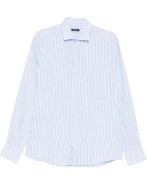 Deperlu Wally Striped Long-Sleeve Shirt - White