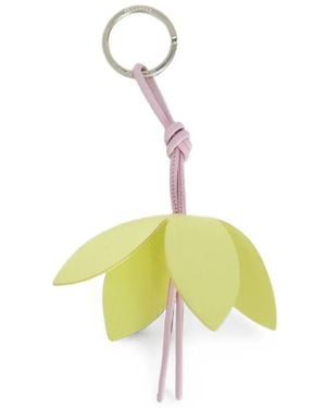 Jil Sander Bellflower Leather Charm - Metallic
