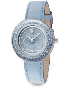 Swarovski Crystalline 33Mm Watch - Blue