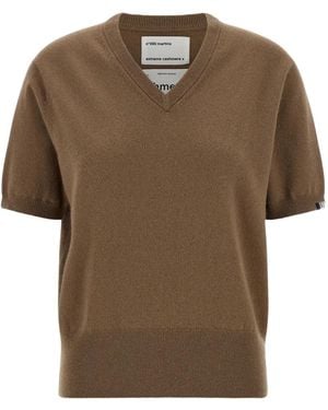 Extreme Cashmere N°490 Martina Short-Sleeve Jumper - Brown