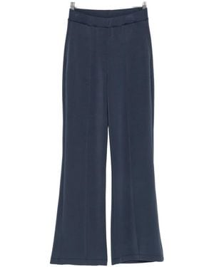 Woc Seam-Detail Track Trousers - Blue