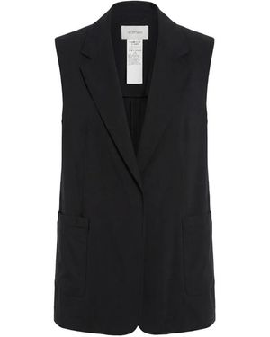 Sportmax Sleeveless patch-pocket jacket - Schwarz