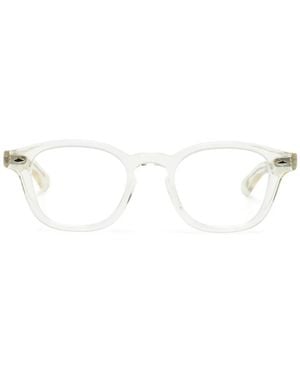 Eyevan 7285 Byron Brille Mit Eckigem Gestell - Weiß