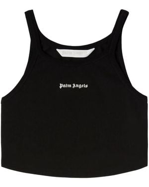 Palm Angels Classic Logo Tank Top - Black