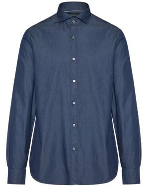 Canali Buttoned Shirt - Blue