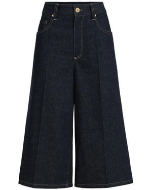 Brunello Cucinelli Belt-Loops Denim Shorts - Blue