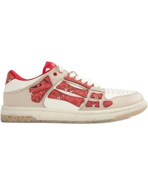Amiri Bandana Skel Trainers - Pink