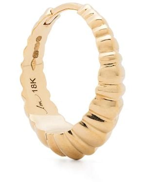 Lizzie Mandler Fluted Crescent シングルピアス 18kイエローゴールド - メタリック
