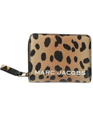 Marc Jacobs Leopard-Print Zip-Fastening Wallet - White