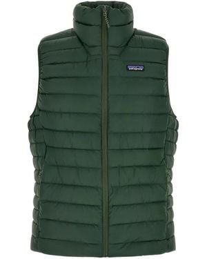 Patagonia Down Sweater Gilet Jacket - Green