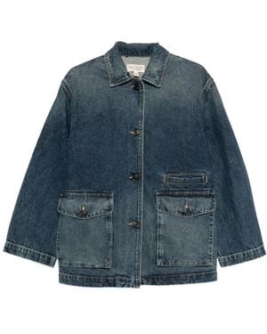 Nili Lotan Flap-Pocket Jacket - Blue