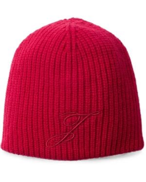 Jacquemus Espiral Ribbed Beanie - Red