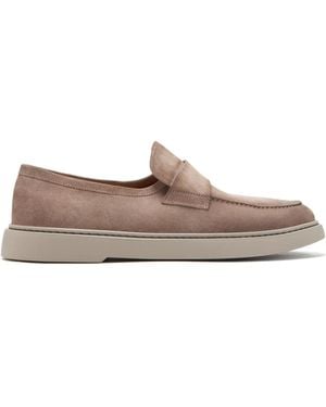 Magnanni スエード ローファー - ブラウン
