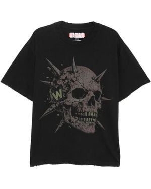WARMAN T-Shirt Con Grafica - Nero