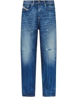 DIESEL 2023 D-Finitive Distressed Jeans - Blue
