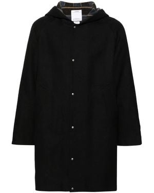 Visvim Cappotto Connor Con Cappuccio - Nero