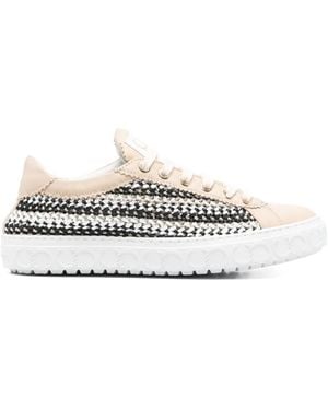 Casadei ウーブン スニーカー - ホワイト