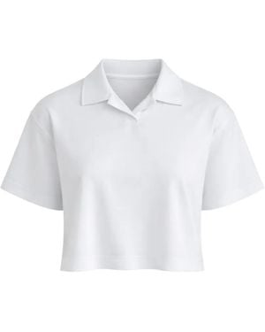 Woc Collared Cropped T-Shirt - White