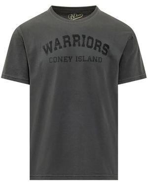 Bl'ker Logo-Print Crew-Neck T-Shirt - Black