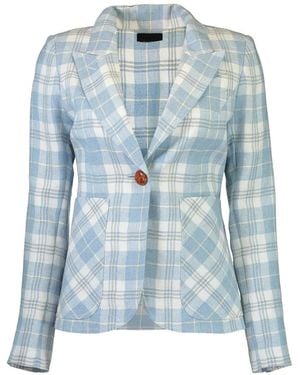 Smythe Patch-Pocket Blazer - Blue