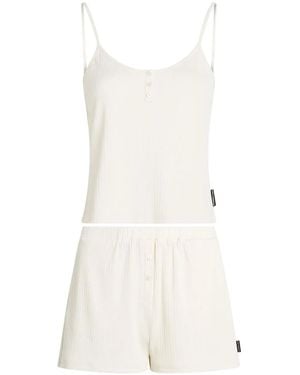 Karl Lagerfeld Pigiama K Essential Con Logo - Bianco