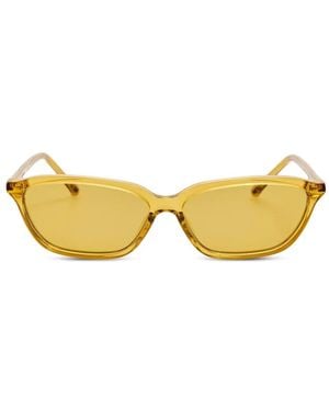 The Attico X Linda Farrow Libby Sunglasses - Metallic