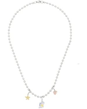 SPORT b. by agnès b. Charm-Detail Necklace - White