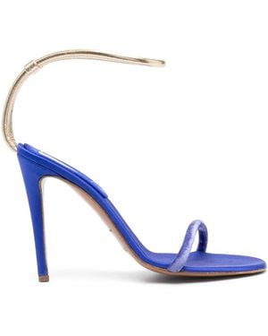 Forte Forte 105Mm Open-Toe Sandals - Blue