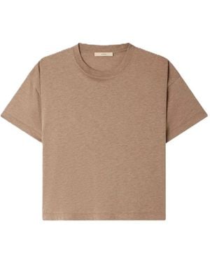 Sessun Too Crew-Neck Short-Sleeve T-Shirt - Brown