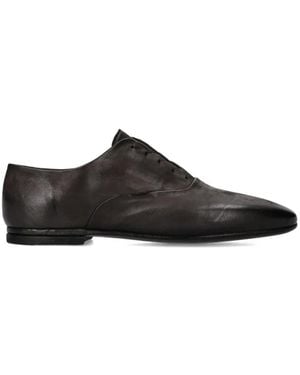Premiata Leather Oxford Shoes - Black