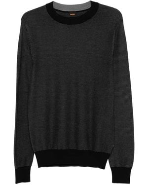 BOSS Maglione A Girocollo - Nero