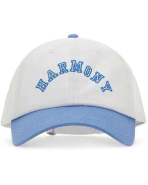 Harmony Logo-Embroidered Cap - Blue