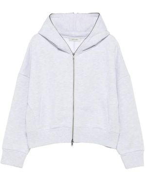 Entire studios Sudadera Con Capucha Y Cremallera - Blanco