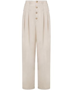 Moschino High-Waisted Pants - White