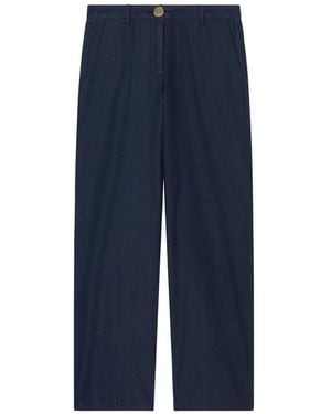 ARMANI EXCHANGE Button-Fastening Trousers - Blue