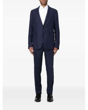 Tagliatore Single-Breasted Two-Piece Suit - Blue