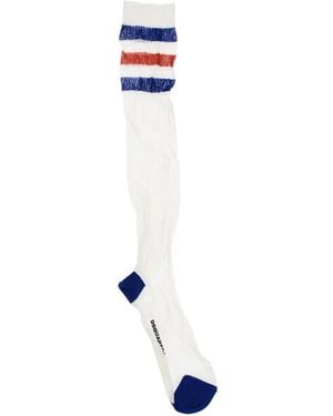 DSquared² Socken Mit Logo-Print - Blau