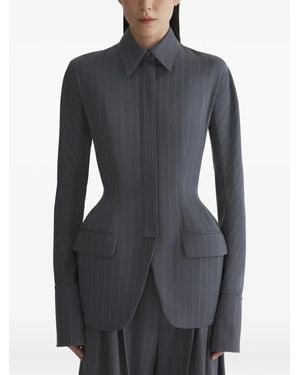 Mugler Pinstripe Jacket - Black