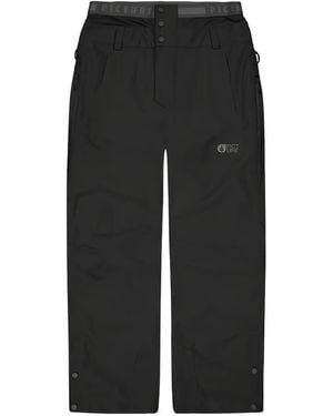 Picture Button-Fastening Trousers - Black