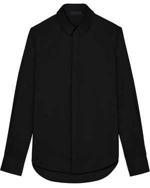 Wardrobe NYC Classic Cotton Shirt - Black